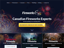 Tablet Screenshot of fireworksfx.com